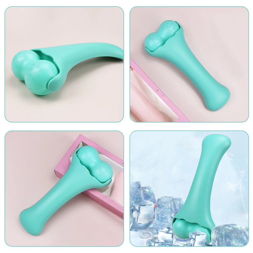 Rodillo de masaje Facial ligero y portátil para mujer, herramienta de belleza reductora de hinchazón para el cuidado de la piel, cara, cuello y ojos
