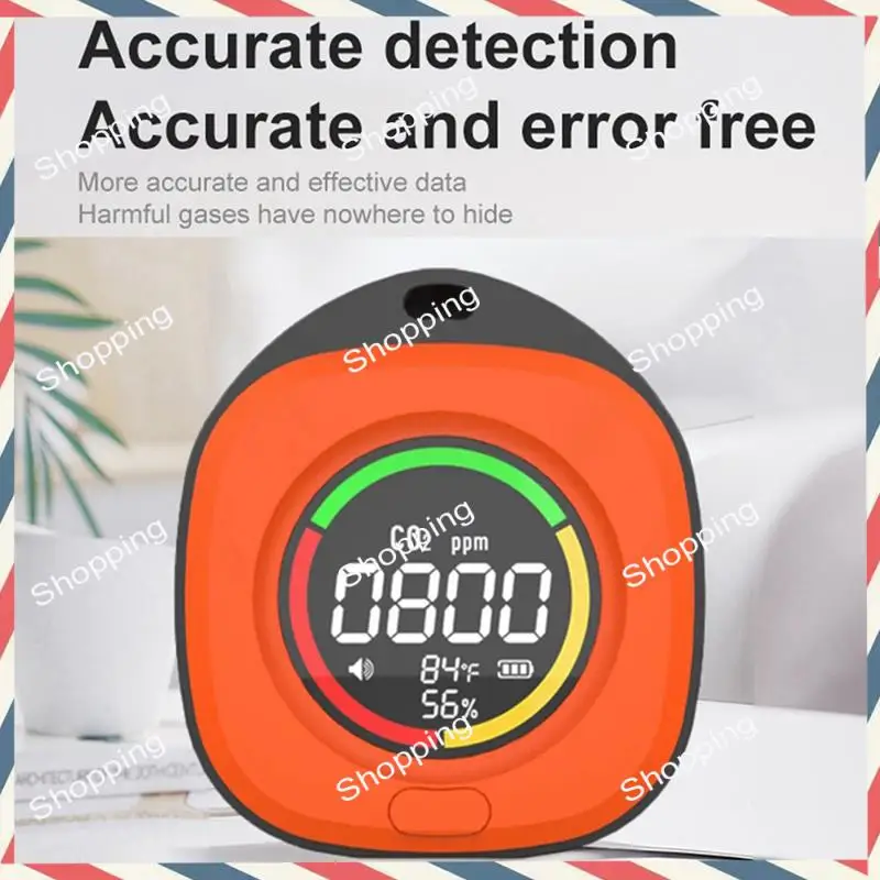 M20K K5C Mini Kooldioxide Detector CO Tester Luchtkwaliteit Draagbare Monitor LED Scherm USB Type-C Opladen Binnen