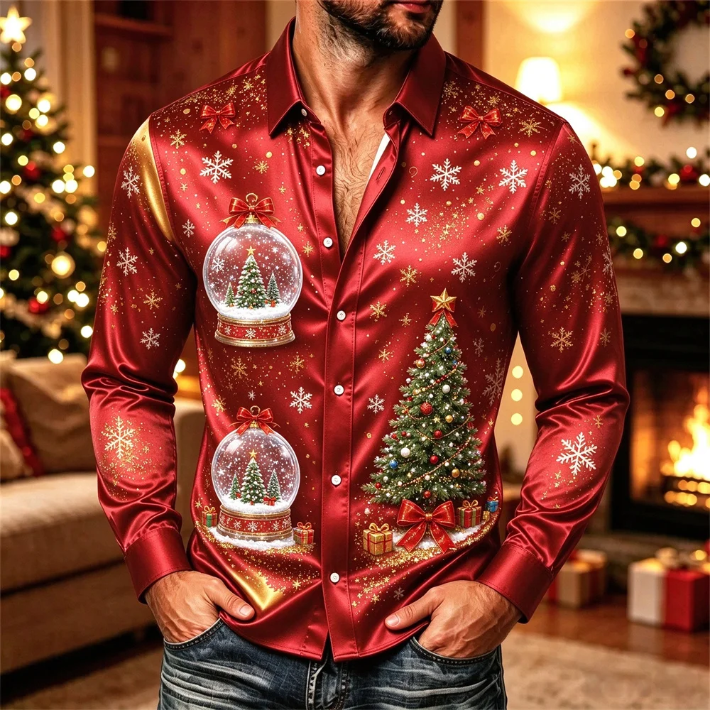 Camicia da uomo in raso a mani - Mens Satin Silk Dress Shirt recensione e prezzo