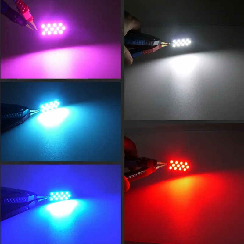 For Audi A1 8X 2011~2018 2pcs Car Footwell Lights Ultra-bright LED Lamp Ambient Atmosphere Decoration Light Interior Accessories