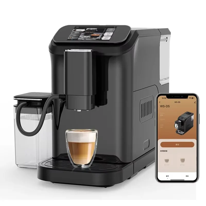 TFT Touch Screen Cappuccino Latt Coffee Making Machine Fully Automatic Espresso Machine
