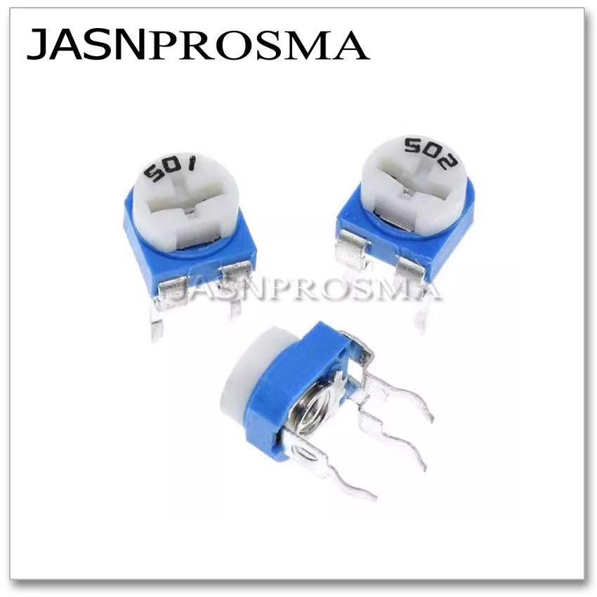 JASNPROSMA RM065 500 STKS 100 K 200 K 500 K 104 204 504 RM-065 WH06-2 Trimpot Trimmer Potentiometer Variabele verstelbare Weerstand OHM