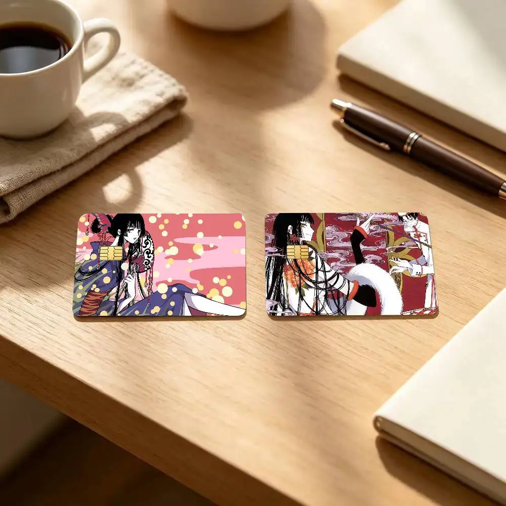 Ichihara Yuuko Manga XxxHOLiC Card Sticker Cartoon Art Credit Card Skin Anti Scratch Bank Debit Card Decal