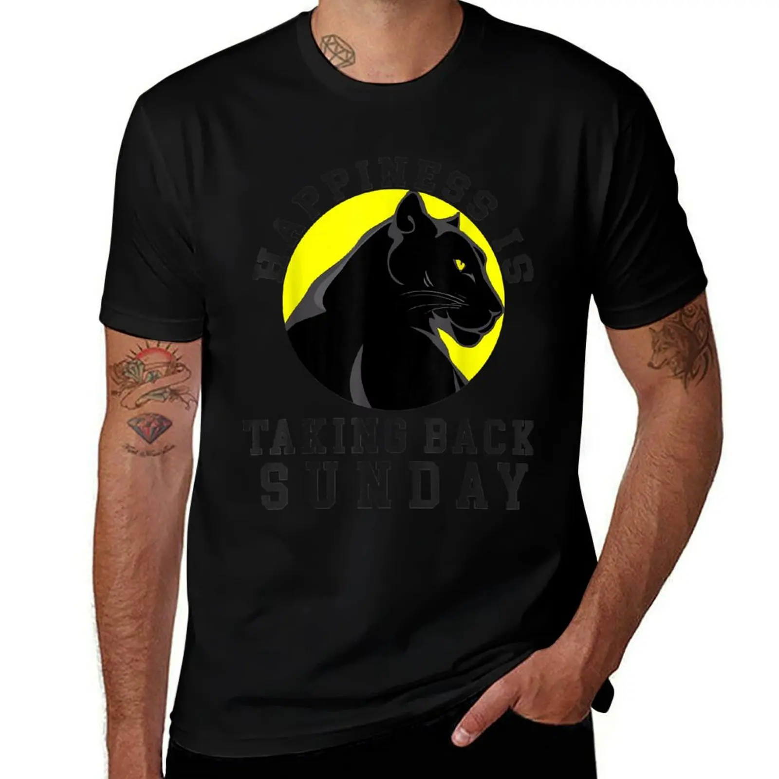 

t for man man shirts cotton T-Shirt t shirts Happiness Back g Sunday quality Taking high Is t men for shirts T-Shirt men
