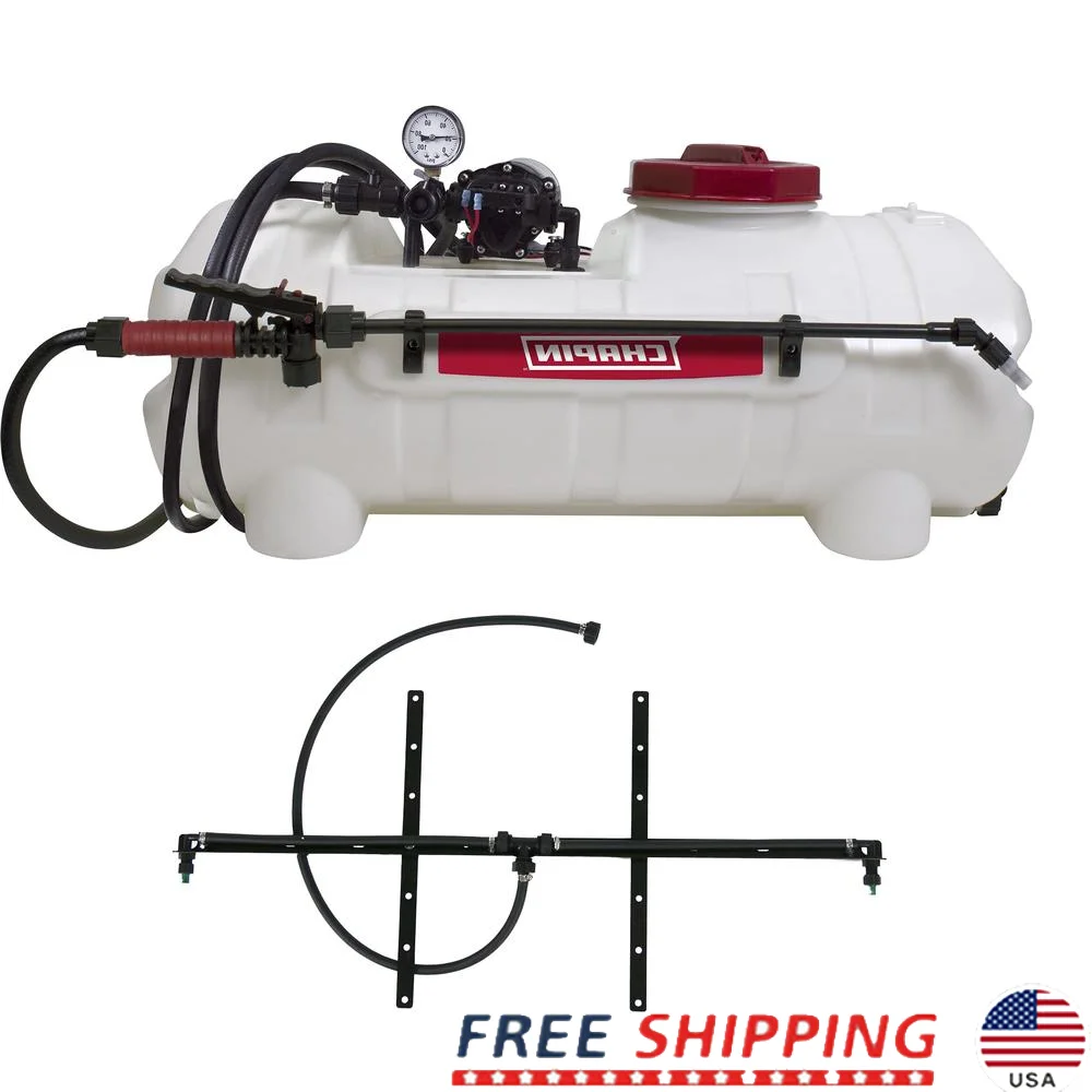 15-Gallon ATV/UTV Tank Sprayer with Quick-Connect Pump and 3-Stage Filtration Made in USA Ideal Lawn Garden Farm & Acreage