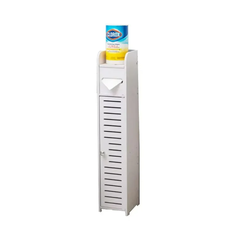 Bathroom Corner Cabinet Toilet Vanity Cabinet Narrow Bathtub Sink Organizer Towel Organizer Paper Holder