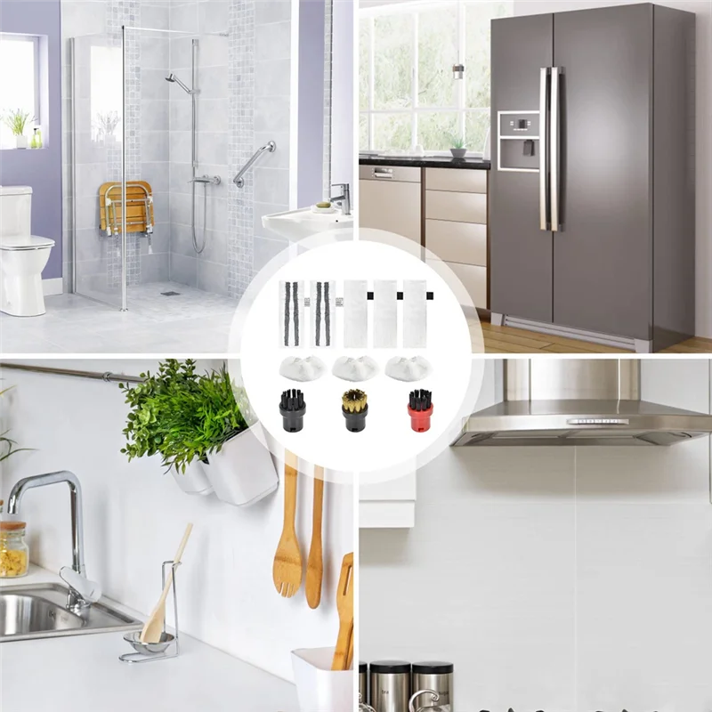 مجموعة قماش ABUS-Microfibre لمنظفات البخار Karcher SC1 SC2 SC4 SC5