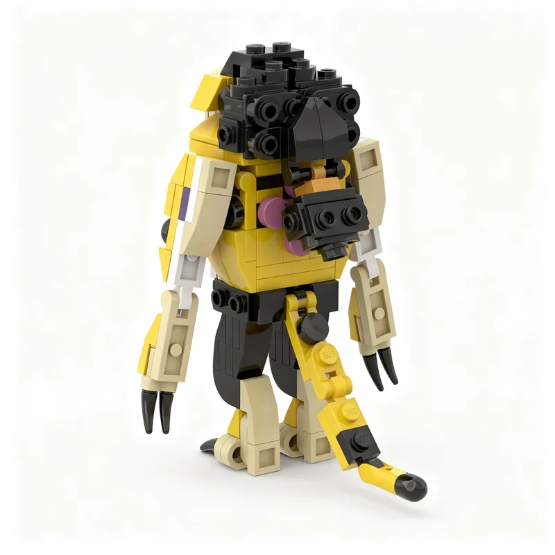 167 Pezzi MOC Rob Lucci One Piece, Blocchi da Costruzione, Regalo di Natale, Gioco Educativo Creativo Fai-da-Te