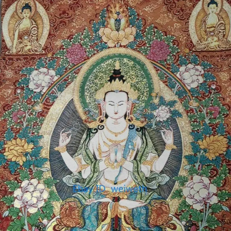 36 mãos seda tibetana