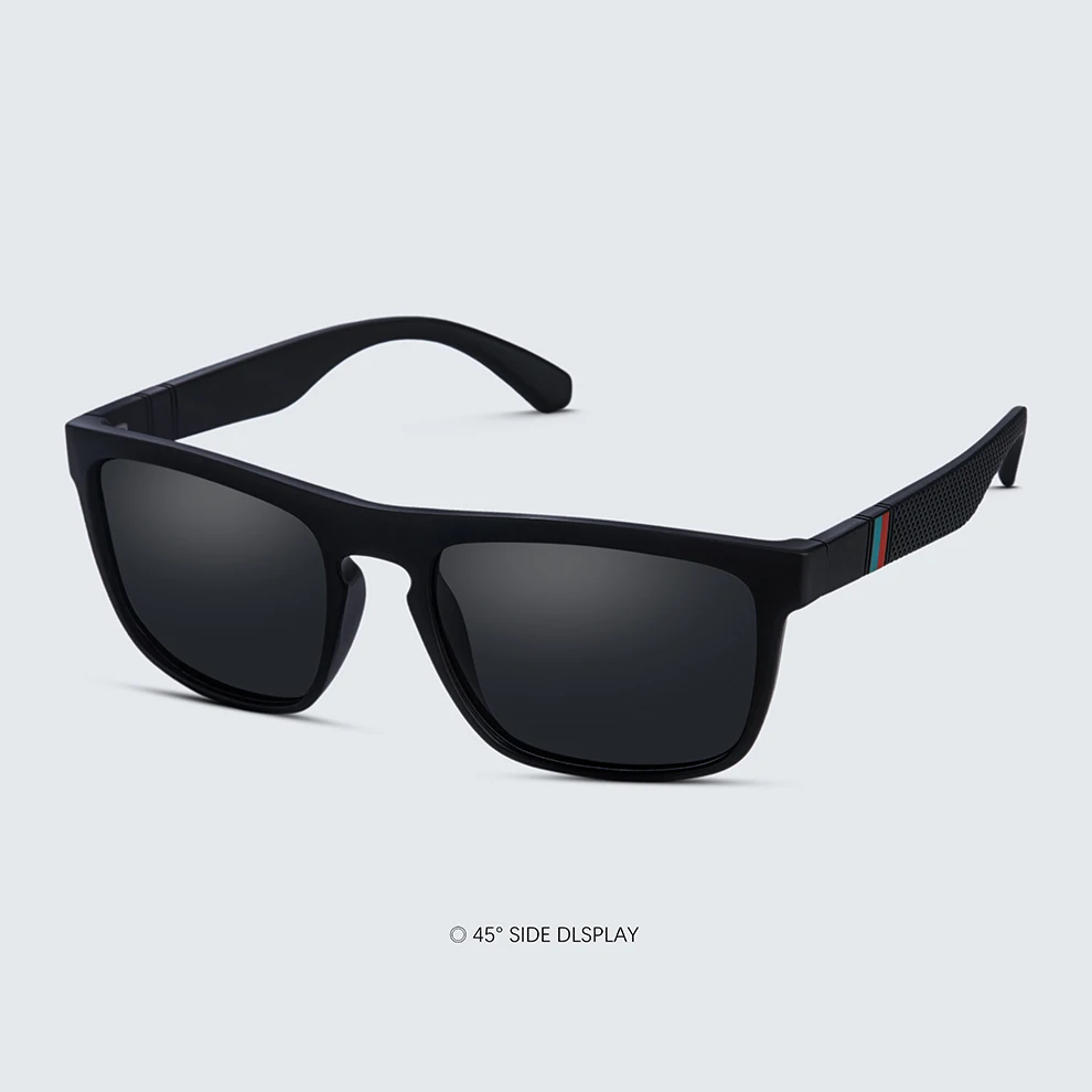 Männer Frauen Fashion Square Vintage Polarisierte Sonnenbrille Retro UV400 Brillen – Detail 1