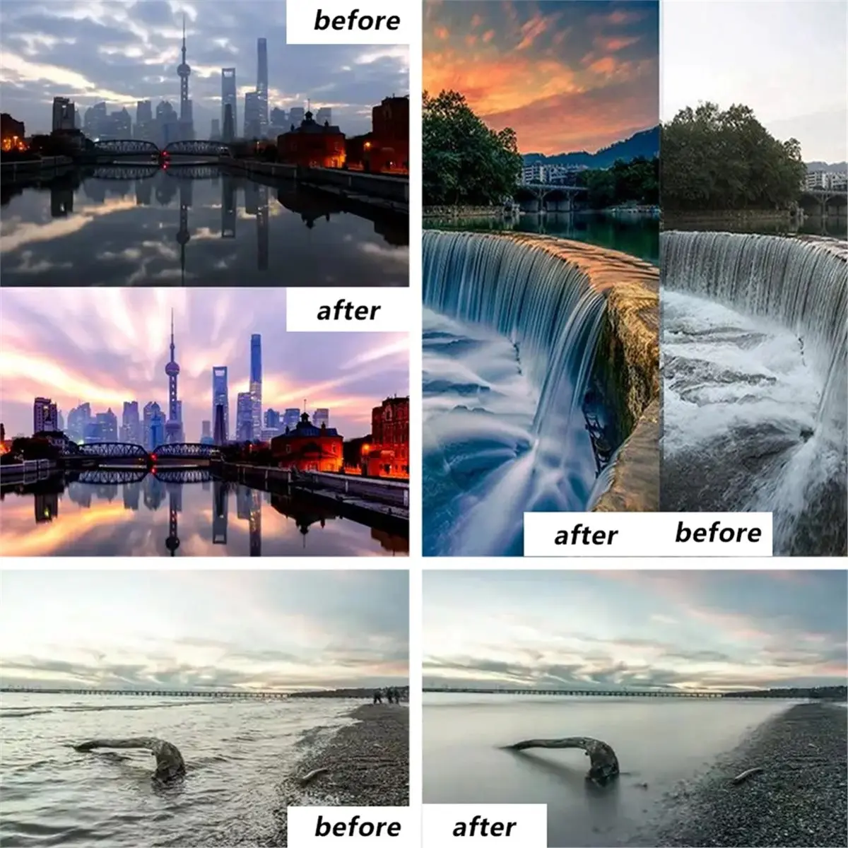 52mm Lens Filter Adjustable Light Reduction Variable ND Filter Phone DSLRs Smartphones Photography Accessories