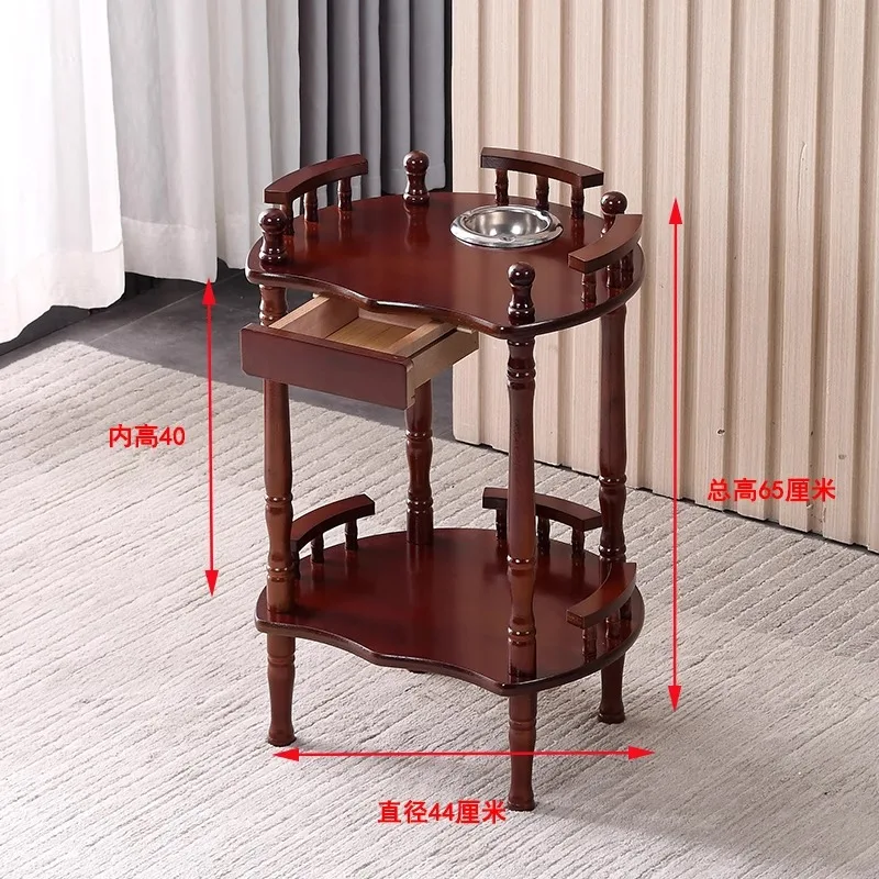 Sofa corner tables storage shelves mahjong table modern chess and card room tea house small coffee table tea rack simple movemen