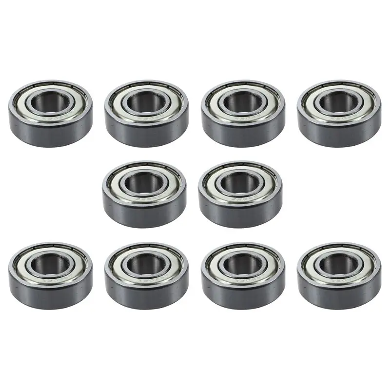 CQMF-10X 6202Z Dual Metal Pair Deep Groove Radial Ball Bearing 15 X 35 X 11Mm