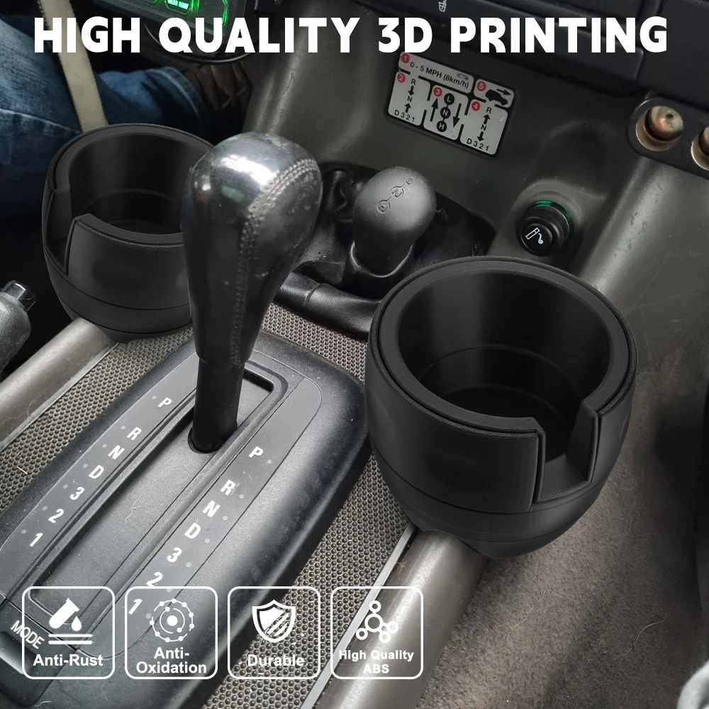 2PCS Centre Console Cup Holders For Land Rover Discovery 1/2 Coffee Beverage Cup Holder