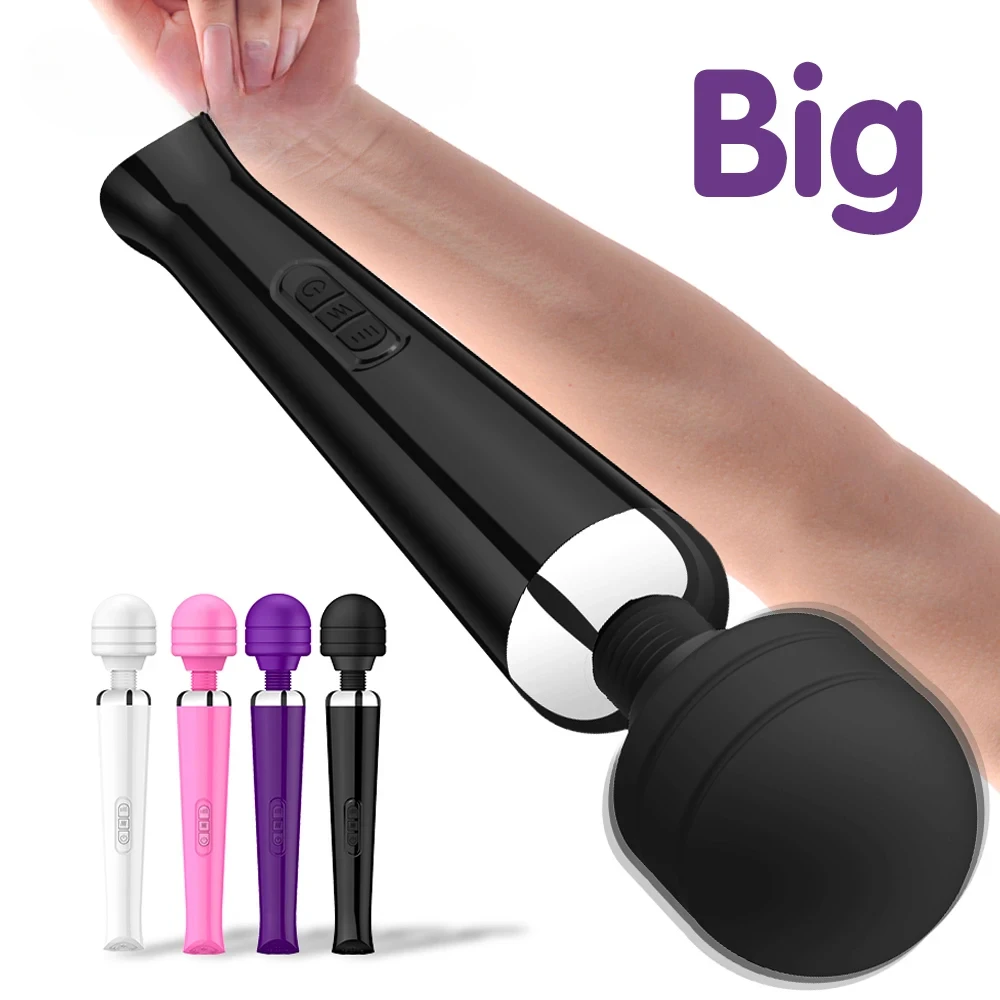 Vibrator Big AV Body Massager G-spot Clitoris Powerful Magic Wand Female Stimulator Adult Sex Toys Adult Toys  Sex Machine SM