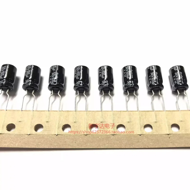 10-100PCS Japanese Ruby 50V100UF 8X11 YXM High Frequency Low Resistance 100UF50V Original Electrolytic Capacitor
