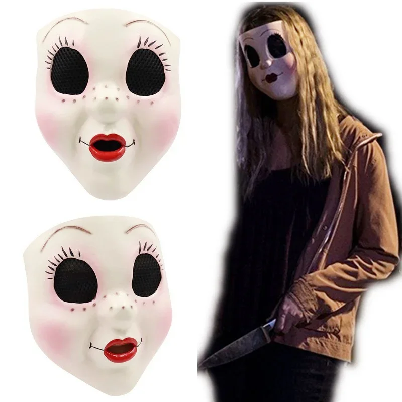 

The Strangers: Prey at Night Mask Kinsey Masque Movie Cosplay Helmet Mask Halloween Horror Killer Mask Costume Party Props