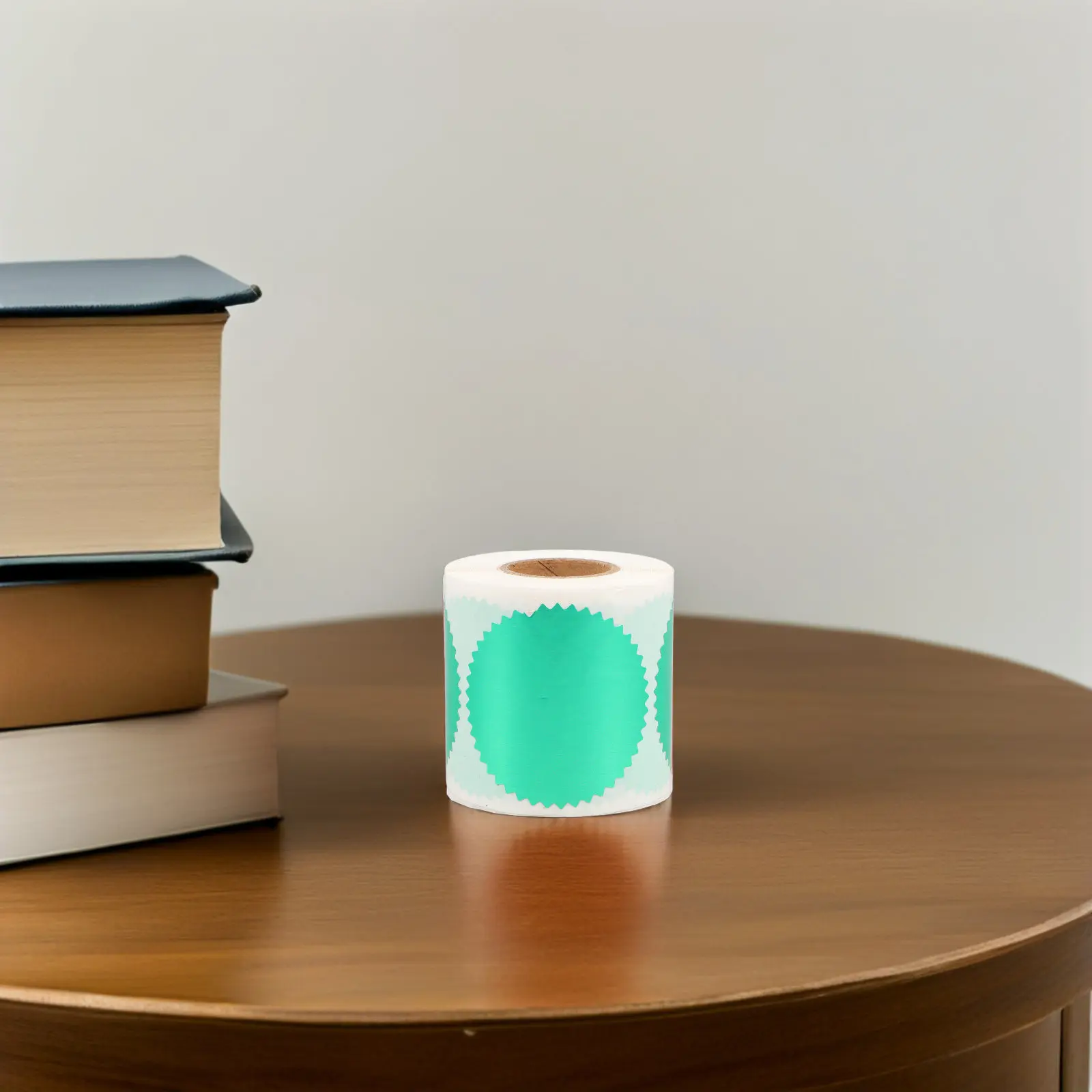 

250Pcs Green Serrated Edge Embossed Certificate Seals Stickers Award Graduation Notary Book Embossing Scrapbooking Stationery