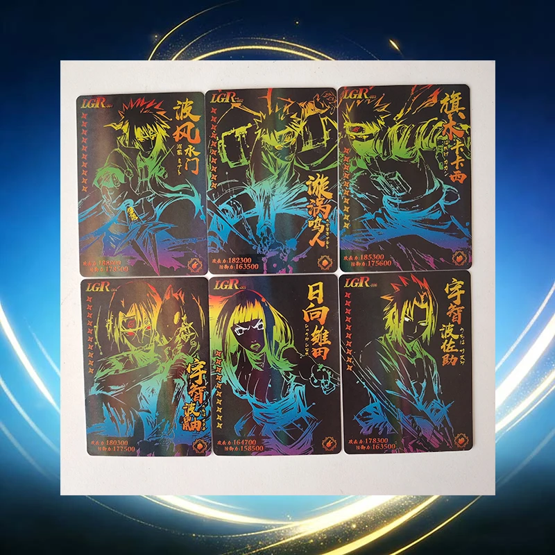 Anime NARUTO LGR HR LR Set of Cards Uzumaki Naruto Uchiha Sasuke Haruno Sakura Hatake Kakashi Namikaze Minato collection cards