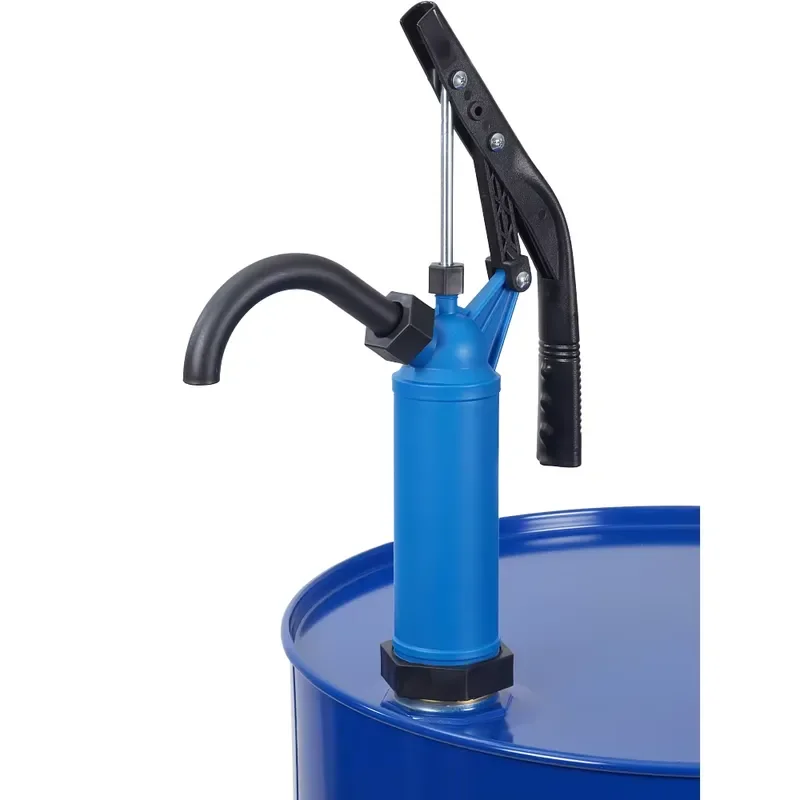 Portable Water Dispenser Pump with Ergonomic Handle Manual Lever Design Galvanized Steel Piston Rod Easy Operation