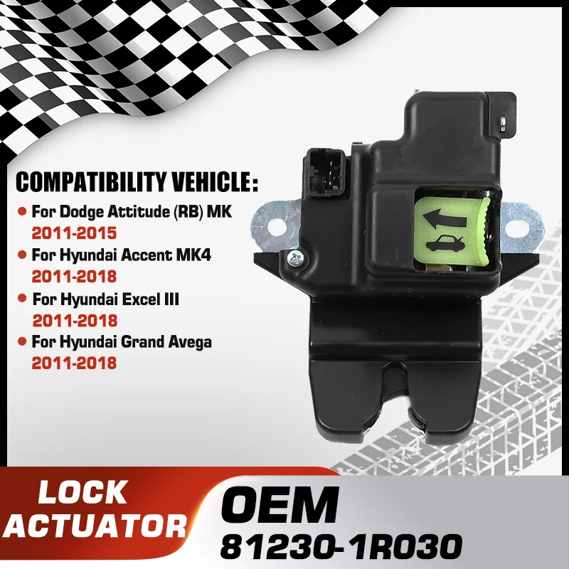 

Door Tailgate Lock Actuator For Dodge Attitude MK2 2011-2015 Hyundai Accent MK4 Hyundai Excel III Hyundai Grand Avega 2011-2018