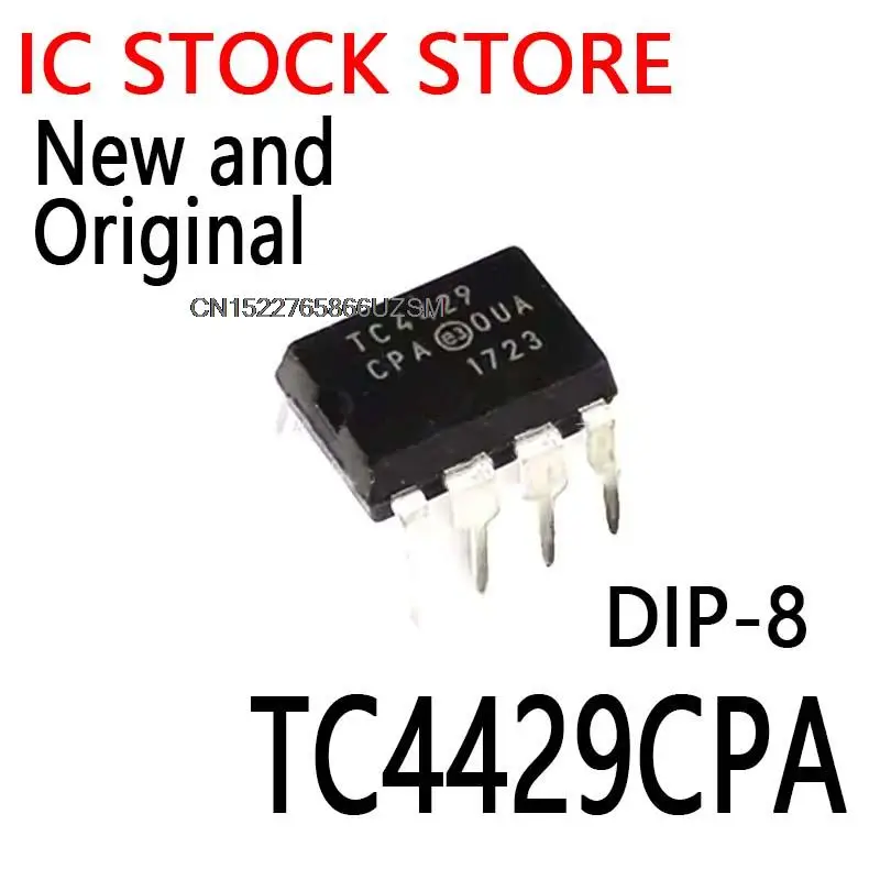 5PCS New and Original  DIP-8 TC4429  4429CPA  TC4429EPA  MIC4429CN MIC4429 TC4429CPA