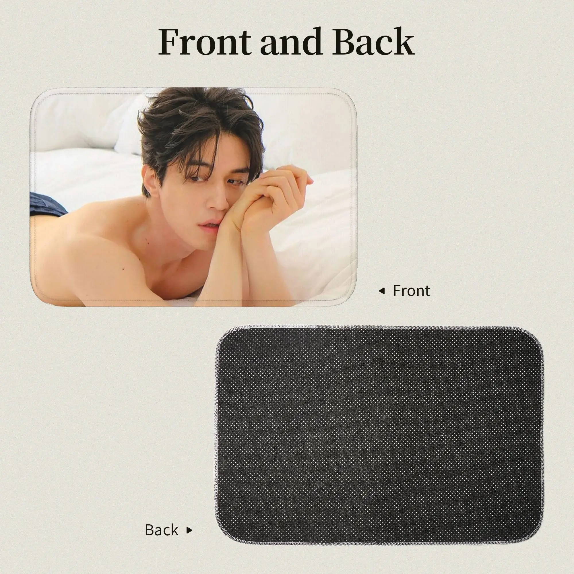 Lee Dong Wook Doormat Kitchen Entrance Home Floor Mat Anti-slip Carpet Rug for Balcony Footpad Mats