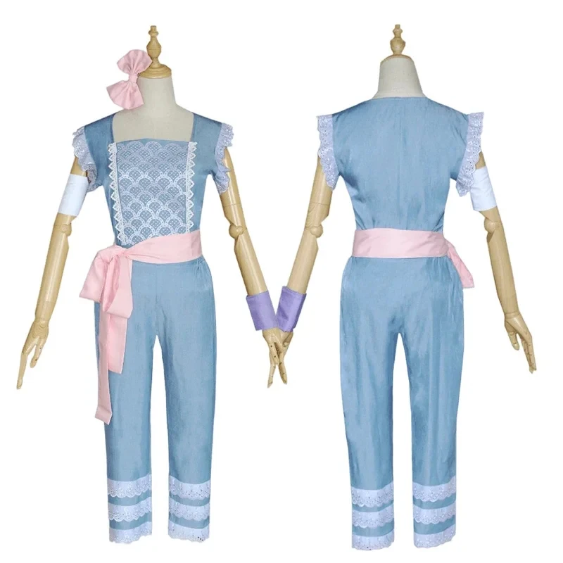 ♥ Nuevo Disfraz de Halloween 2026, Cosplay de Anime, Disfraz de Pastora para Mujer, Top, Pantalones y Capa para Uniforme de Bebé ★ ★ ★