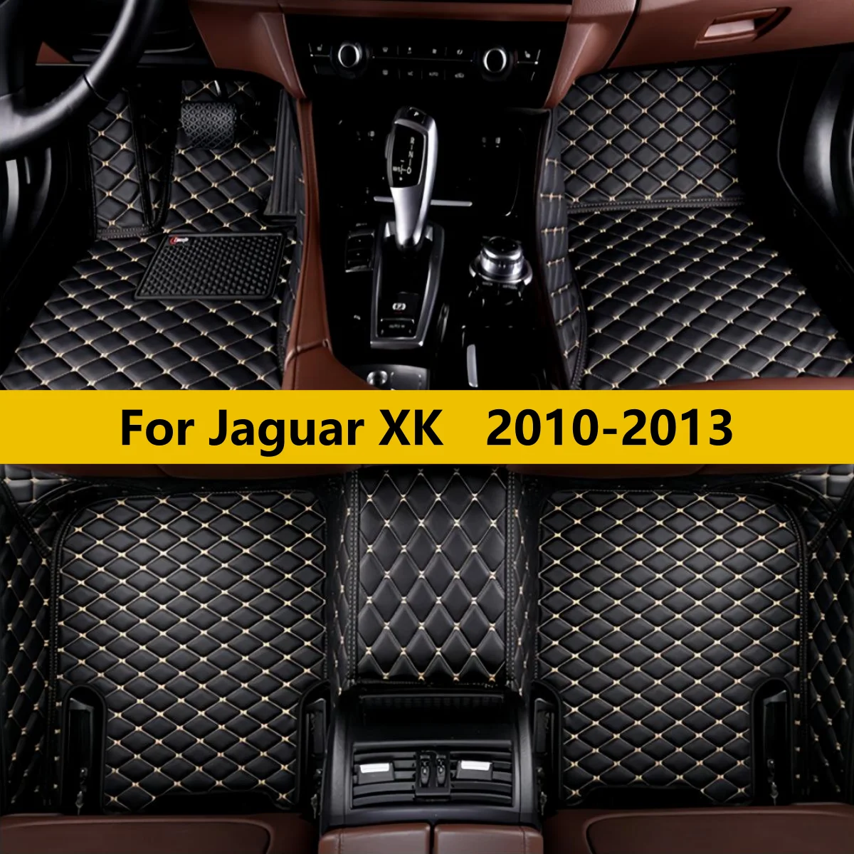 

Car Floor Mats Fit For Jaguar XK 2010 2011 2012 2013 Leather Mat Durable Pad Auto Rugs Carpets Interior Parts Car Accesso