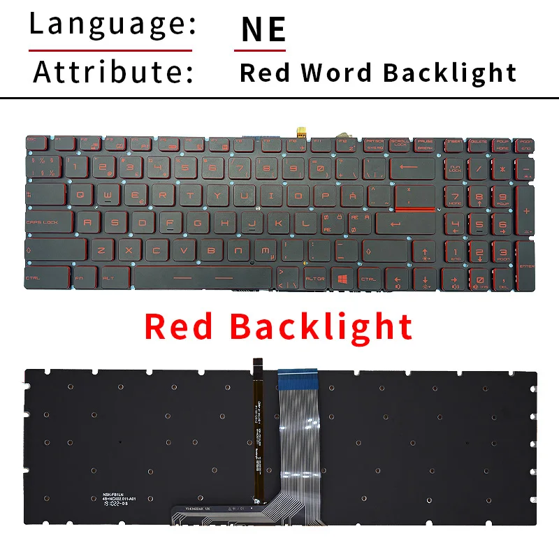 Variant: NE Red Backlit