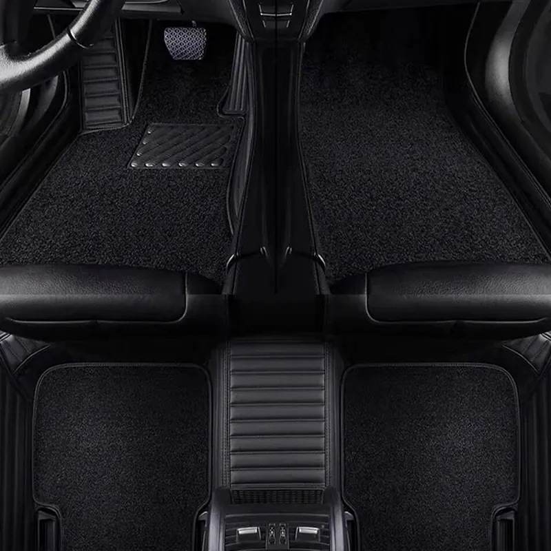 Custom special car floor mats for Mitsubishi Outlander 5 seats 2026-2022 Best quality waterproof rugs double layers carpets