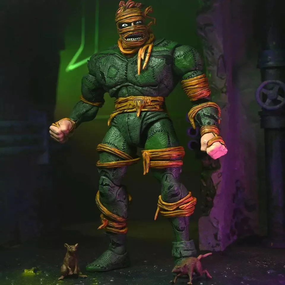 Nuovo In Magazzino Originale Neca Ninja Il Re Ratto Anime Figura Eastman E Lairds Neca 54371 Action Figure Bambola Giocattoli Per Bambini Regalo