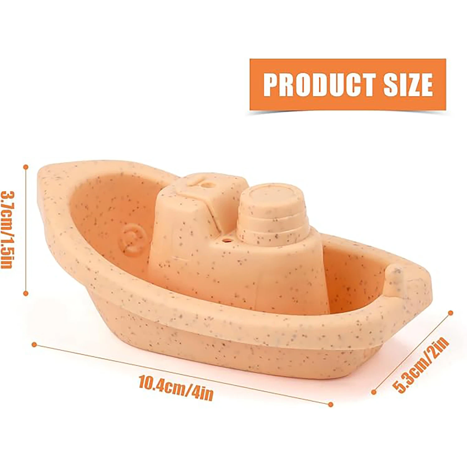 5 stackable boat toys, bathtub float toys, baby bathtub toys, boy/girl classification and stacking toys (5 colors)