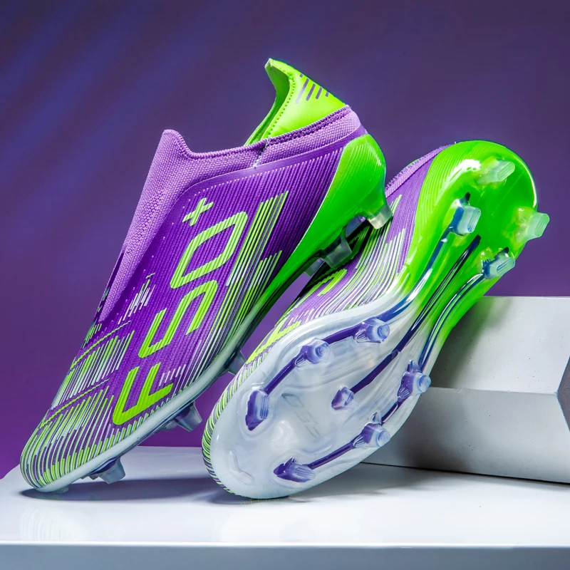 

New Men's Football Boots Cleats Indoor Turf Futsal Grass Ultralight Sport Professional Soccer Shoes Comfortable Adult Non-Slip