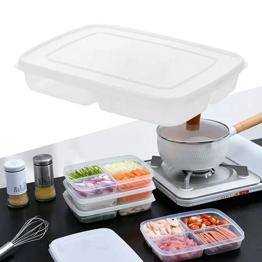 1Pcs Fooding Sorting Fridge Food Storage Crisper Fruit Vegetable Preservation Frozen Meat Frozen Storage Box 710ml