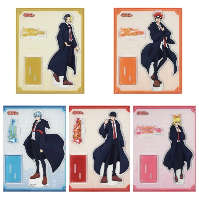 Anime Mashle Magic and Muscles Anime Characters Mash Acrylic Standing Sign Board 5 Kinds Lance Dot Lemon Finn Holder