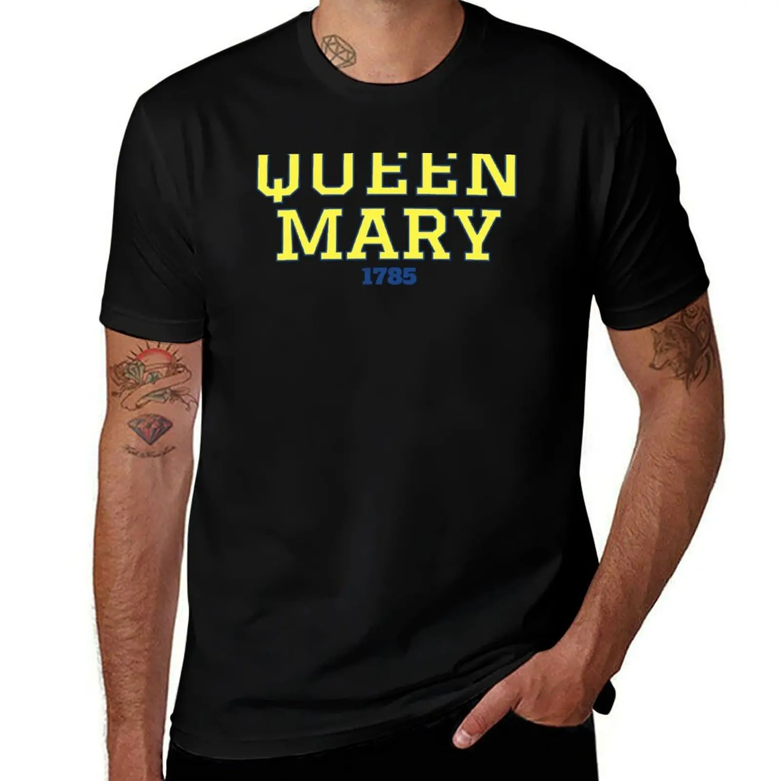 Queen Mary 1785 Alternative T-Shirt Minimalist Graphic Tee Shirt