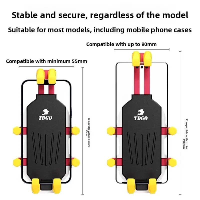 Shockproof, Anti-shake and Waterproof Mobile Phone Holder, Special for Motorcycles, Riding Car Bracket