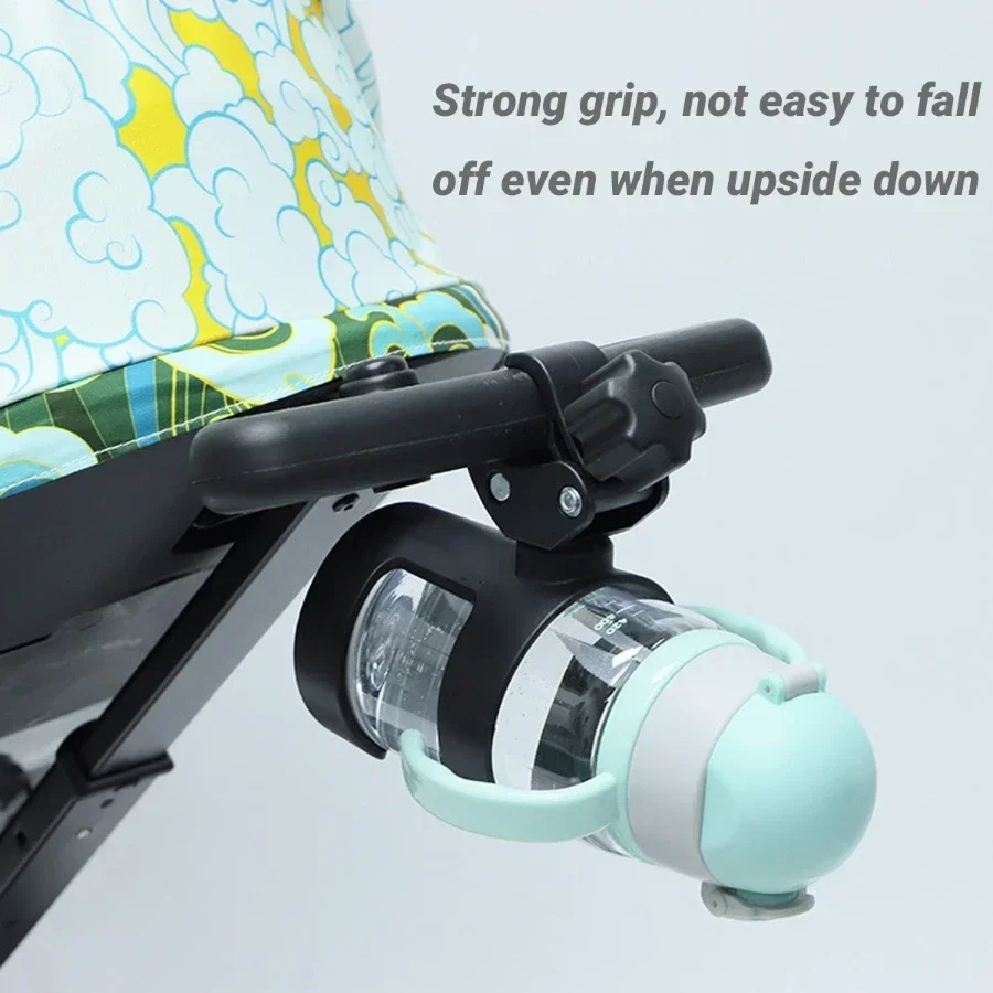 1pc Universal Water Bottle Holder Adjustable Cup Cage for Bike E Car Stroller No Drill Anti Slip Design view 4