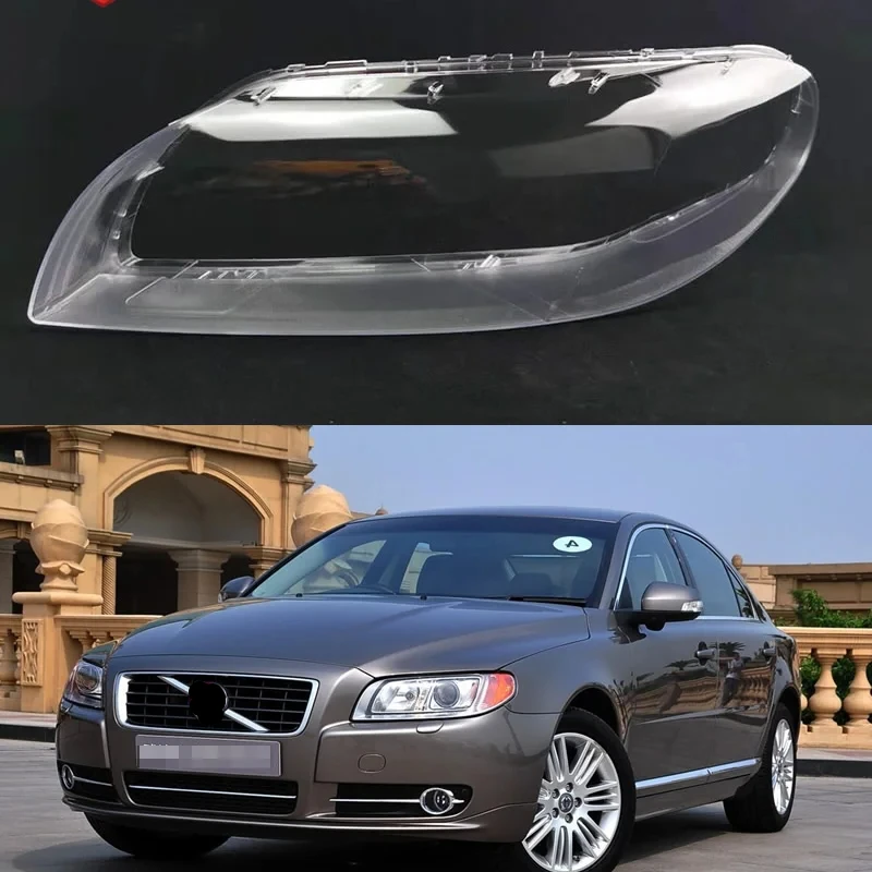 

For Volvo S80 LS80 2009-2015 Car Accessories Headlamp Cover Headlight Lamp Shell Masks Plexiglass Replace Original Lampshade