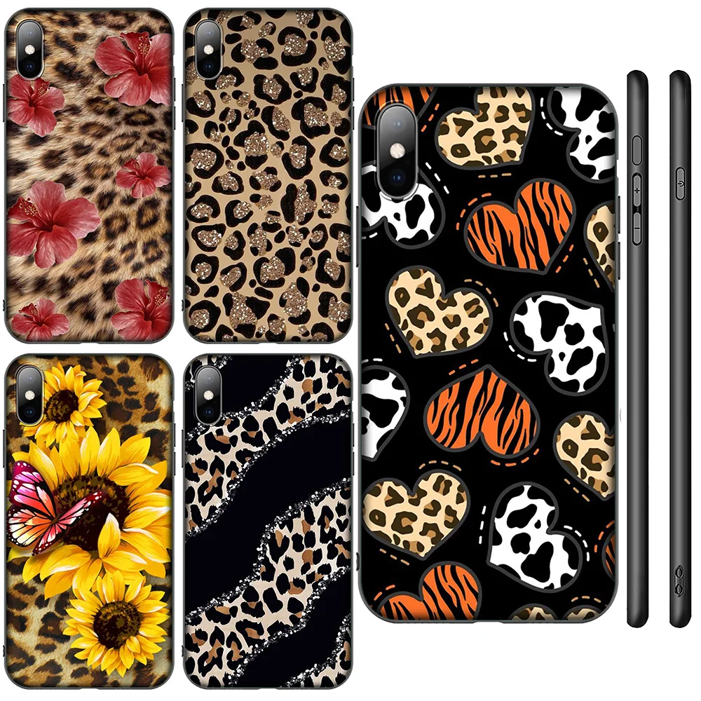 F-96 Leopard Print Pattern New Phone Case for Xiaomi Redmi Note 11 11s 10 10s 9 9s 10t 8T 8 7 6 Pro Max