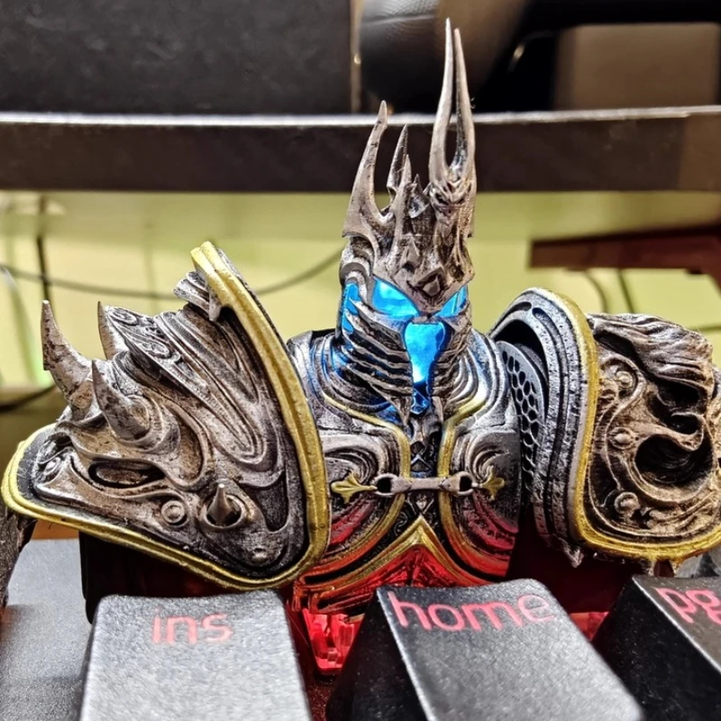 LOBO Anime Keycap World of Warcraft Lich King Sindagosa Frost Dragon Custom Keycaps for Mechanical Keyboards Caps Figure PC Gift