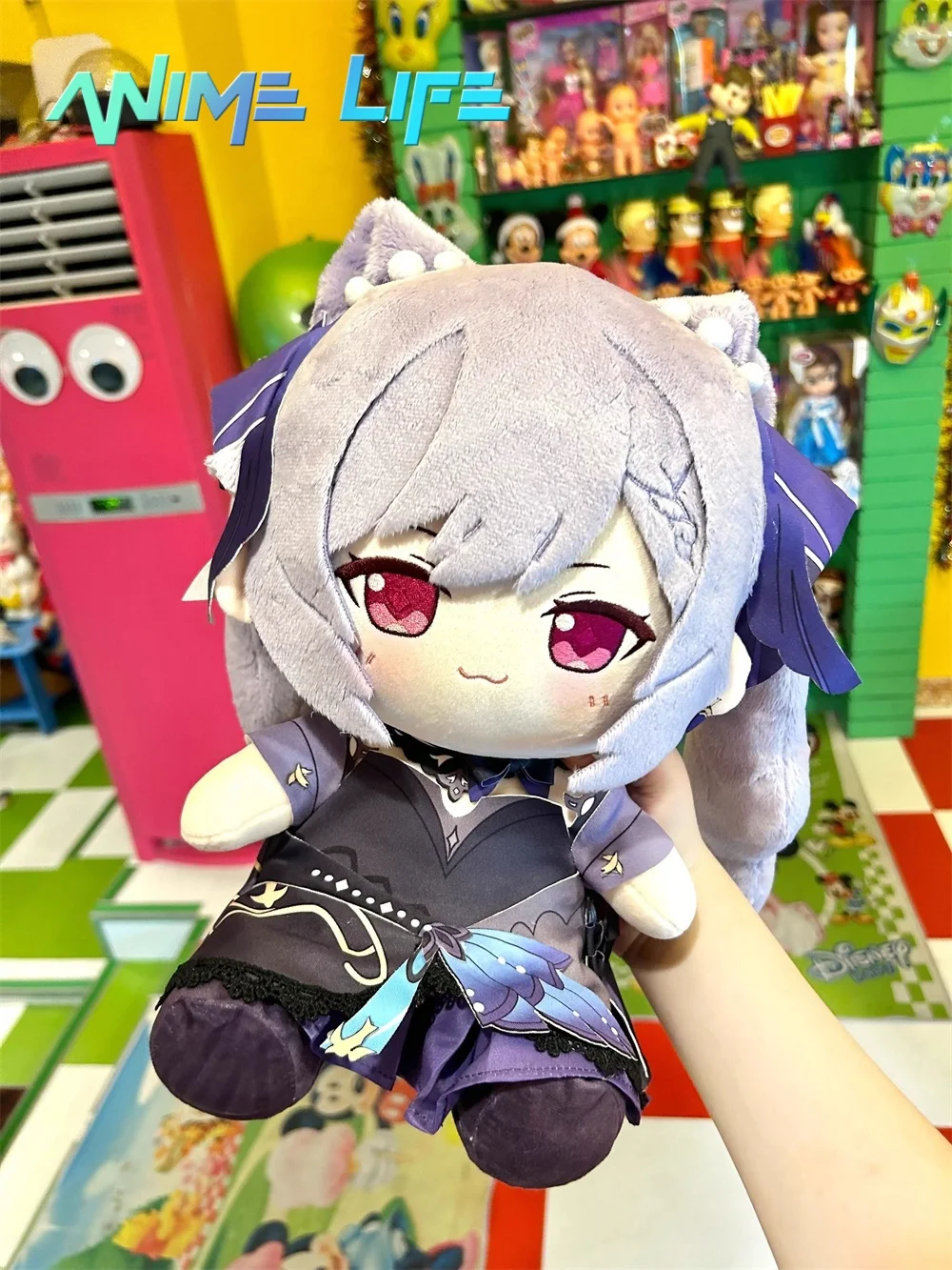 

Игра Plushie Genshin Impact Keqing 30 см кукла игрушка сидящее тело одежда костюм наряд игра косплей фанат подарок