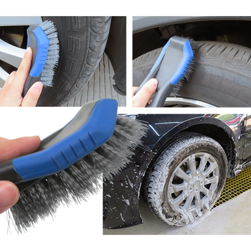 

Car Tire Cleaning Brush Auto Truck Vehicle Wheel Tire Washing Brush Pedal Foot Mat Cleaning Brush Tool