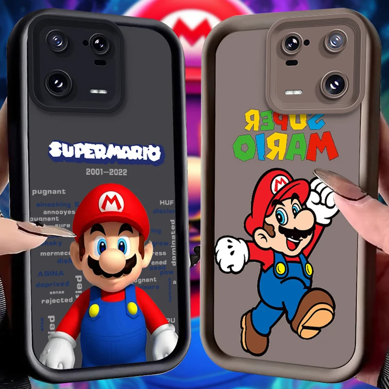 M-Marios Bros Case for Xiaomi Redmi Note 13 12 Pro Plus 4G 5G 13C 12C Turbo 11 11S 10 10S 9 10A 10C 9C A2 A1 Back Silicone Cover