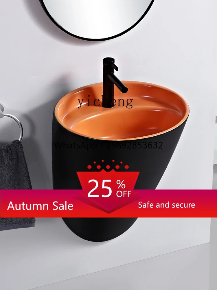 

Integrated Hanging Small Apartment Home Balcony Bathroom Creative Wall Hanging Washbasin