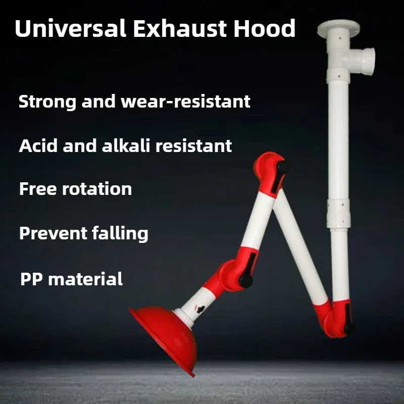 Universal Exhaust Hood Suspension Type Rotating Suction Hood Professional Wall Mounted Collection Exhaust Hoods