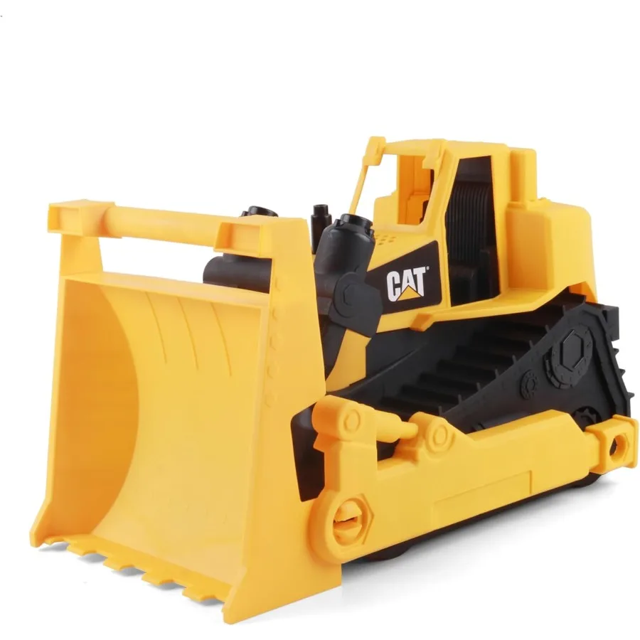 Juguetes de construcción Bulldozer de 15" Juguete de construcción a partir de 2 años Plástico resistente No requiere baterías Serie de plataformas resistentes