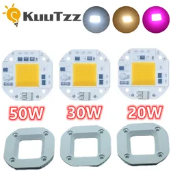 LED COB Chip 20W 30W 50W COB o wysokiej mocy Chip LED 110V 220V biały ciepły biały pełny wzrost roślin reflektora reflektora