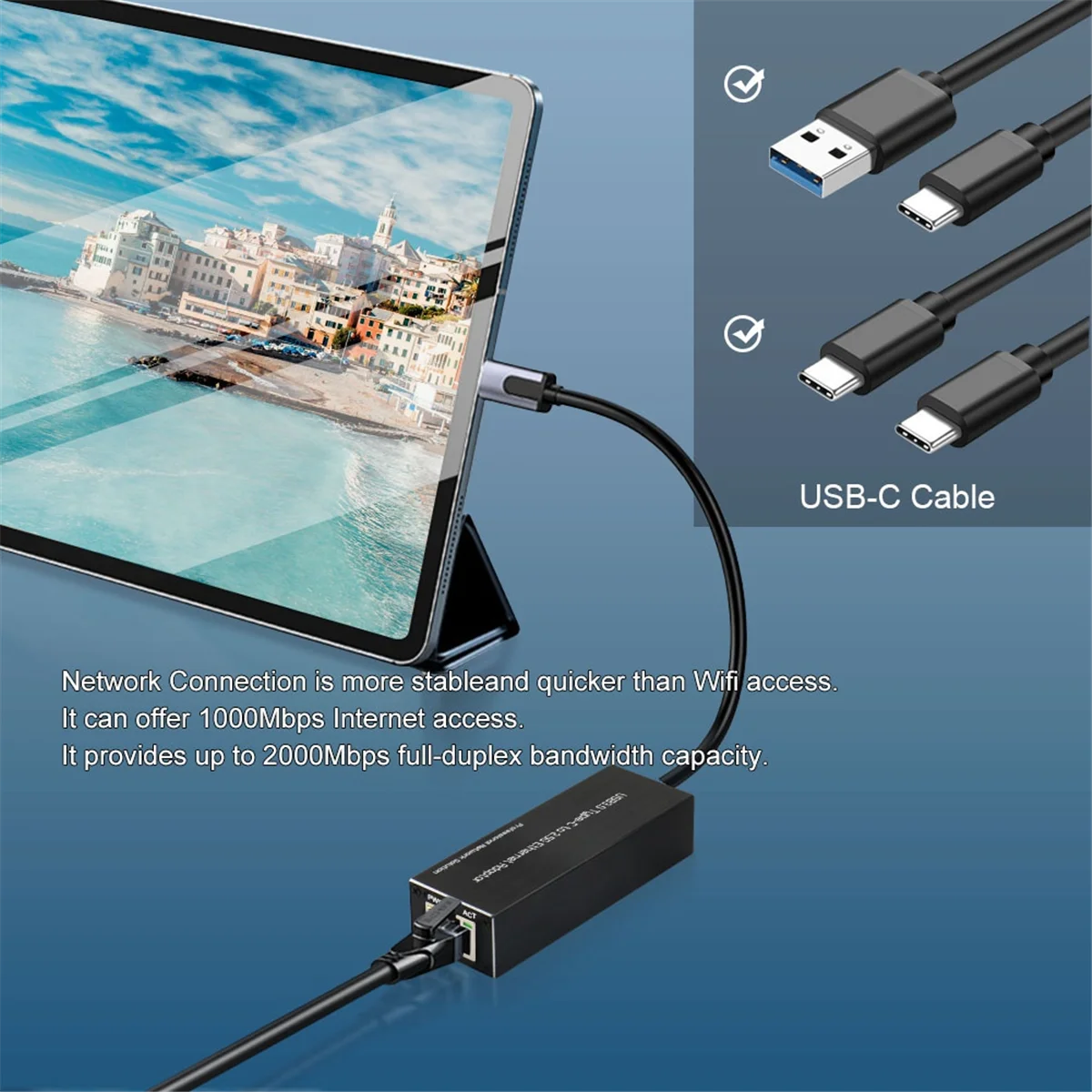 【Livraison Rapide】محول إيثرنت USB-C #3